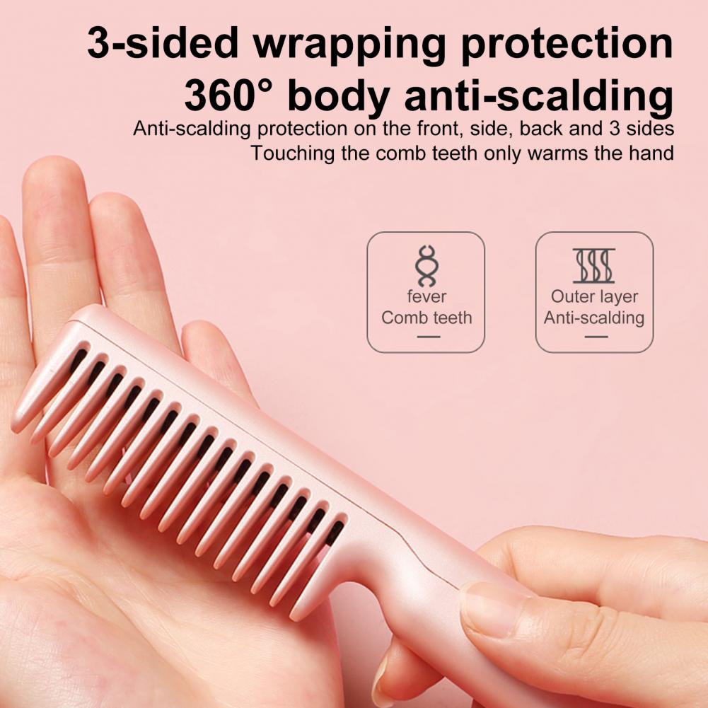 Hair Straightening and Curling Comb
